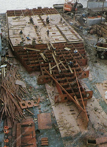 m/v Super Venture ship repair project
